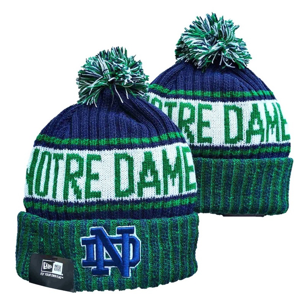 Notre Dame Fighting Irish Sports Knit Pom Beanie One Size Fits Most